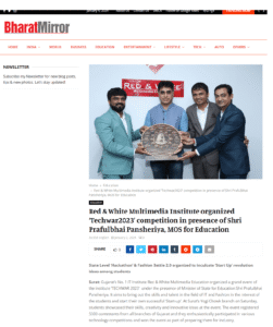 Honored to host Techwar2023 with Shri Prafulbhai Pansheriya, inspiring innovation and talent in Surat’s IT community!