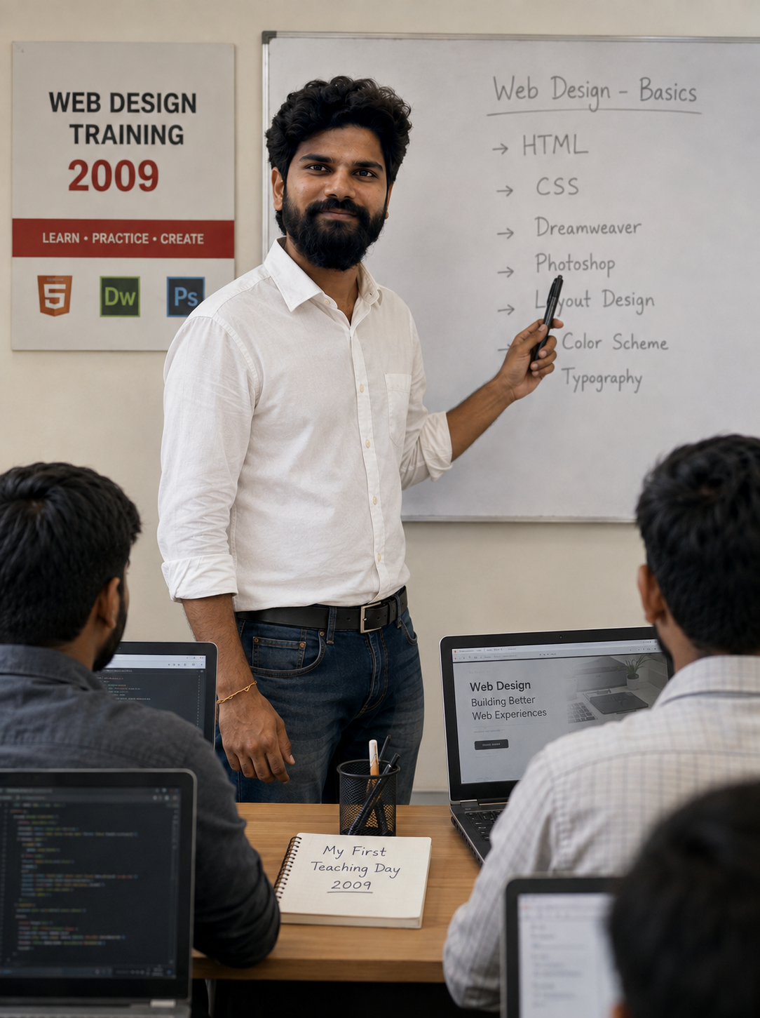 From Learner to Web Design Trainer & Team Leader