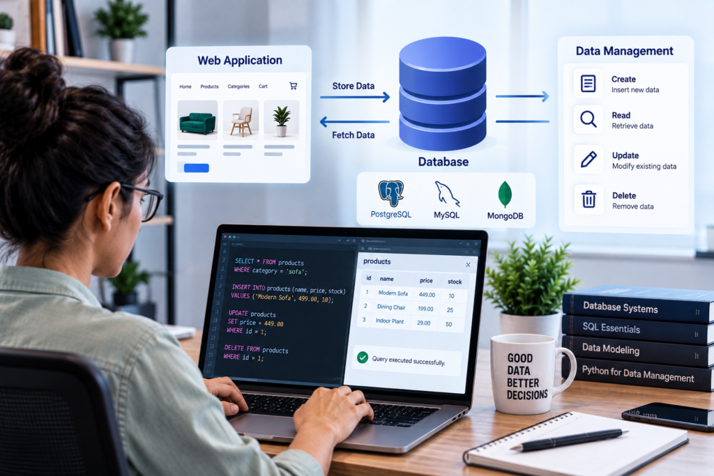 Database management in Python full stack development
